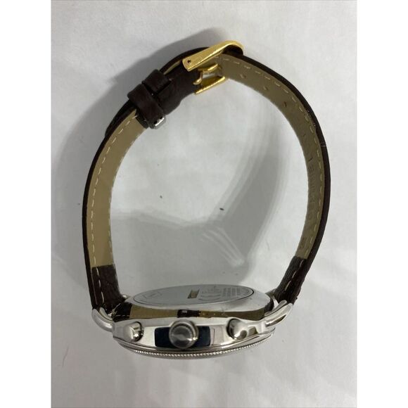 Fossil FTW1202 Women's Brown Leather Silver Analog Dial Hybrid Smartwatch XX768 - Picture 8 of 12